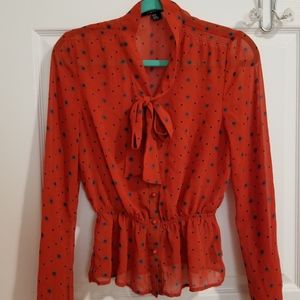 👩🏼‍🦰Fun👩🏿‍🦰sophisticated button up blouse